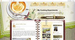 Desktop Screenshot of mycookingexperiments.blogspot.com