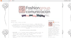 Desktop Screenshot of fashiongroupcomunicacion.blogspot.com