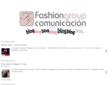 Tablet Screenshot of fashiongroupcomunicacion.blogspot.com