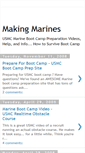 Mobile Screenshot of making-marines.blogspot.com
