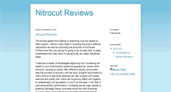 Desktop Screenshot of nitrocut-reviews.blogspot.com