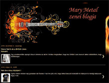 Tablet Screenshot of marymetalzeneiblogja.blogspot.com