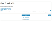 Tablet Screenshot of freedownloadit.blogspot.com