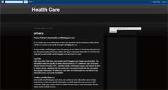 Desktop Screenshot of health-care99.blogspot.com