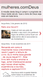 Mobile Screenshot of mulheresedeus.blogspot.com