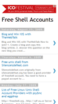 Mobile Screenshot of freeshellaccounts.blogspot.com