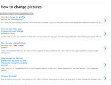 Tablet Screenshot of howtochangepictures.blogspot.com