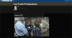 Desktop Screenshot of leefraimproductions.blogspot.com