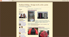 Desktop Screenshot of fashionfelting.blogspot.com