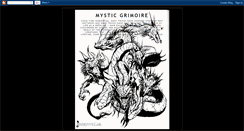 Desktop Screenshot of mysticgrimoire.blogspot.com