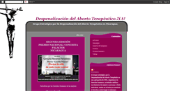 Desktop Screenshot of despenalizacinabortoterapeutico.blogspot.com