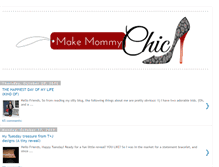 Tablet Screenshot of makemommychic.blogspot.com