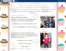 Tablet Screenshot of graciemaemakes10.blogspot.com