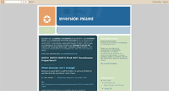 Desktop Screenshot of inversionmiami.blogspot.com