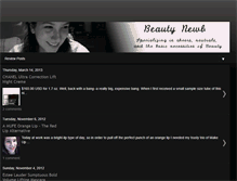 Tablet Screenshot of beautynewb.blogspot.com