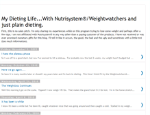 Tablet Screenshot of mylifewithnutrisystem.blogspot.com