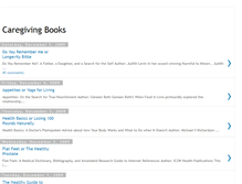 Tablet Screenshot of caregiving-books.blogspot.com