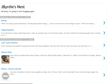 Tablet Screenshot of jbyrdie.blogspot.com