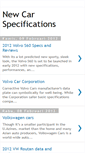 Mobile Screenshot of newcarspec.blogspot.com