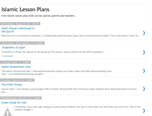 Tablet Screenshot of islamic-lesson-plans.blogspot.com