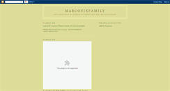 Desktop Screenshot of marcovixfamily.blogspot.com