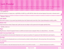 Tablet Screenshot of ladypopularromania.blogspot.com
