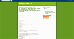 Desktop Screenshot of hijoputismoirc.blogspot.com