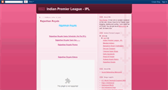 Desktop Screenshot of cricket-indian-premier-league-ipl.blogspot.com