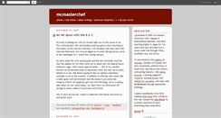 Desktop Screenshot of mcmasterchef.blogspot.com