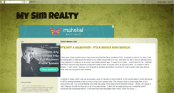 Desktop Screenshot of mysimrealty.blogspot.com