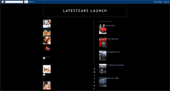 Desktop Screenshot of latestcarslaunch.blogspot.com