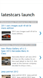 Mobile Screenshot of latestcarslaunch.blogspot.com