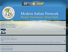 Tablet Screenshot of modernitaliannetwork.blogspot.com