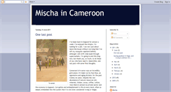 Desktop Screenshot of mischaincameroon.blogspot.com