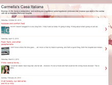 Tablet Screenshot of carmellascasaitaliana.blogspot.com