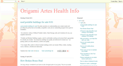 Desktop Screenshot of origami-artes.blogspot.com