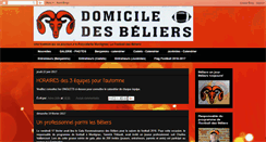 Desktop Screenshot of beliersfootball.blogspot.com