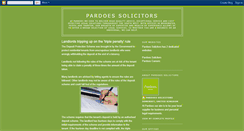 Desktop Screenshot of pardoessolicitors.blogspot.com