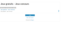 Tablet Screenshot of jeux-gratuits-jeux-concours.blogspot.com