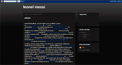 Desktop Screenshot of messimessi.blogspot.com