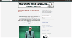 Desktop Screenshot of abandonadtodaesperanza.blogspot.com