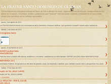 Tablet Screenshot of lafratersantodomingodeguzman.blogspot.com