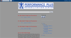 Desktop Screenshot of performanceplusrehab.blogspot.com