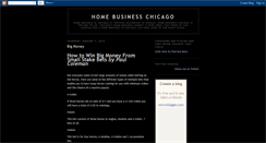 Desktop Screenshot of homebusinesschicago.blogspot.com