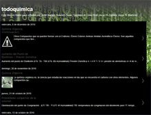 Tablet Screenshot of loqueseadequimica.blogspot.com