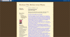 Desktop Screenshot of electionsusamaccainvobama.blogspot.com