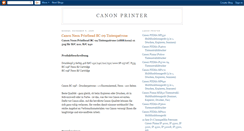 Desktop Screenshot of canonprinter11.blogspot.com