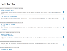 Tablet Screenshot of cantinhotribal.blogspot.com
