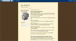 Desktop Screenshot of 4sitebuildit.blogspot.com