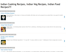 Tablet Screenshot of indianvegcookingrecipes.blogspot.com